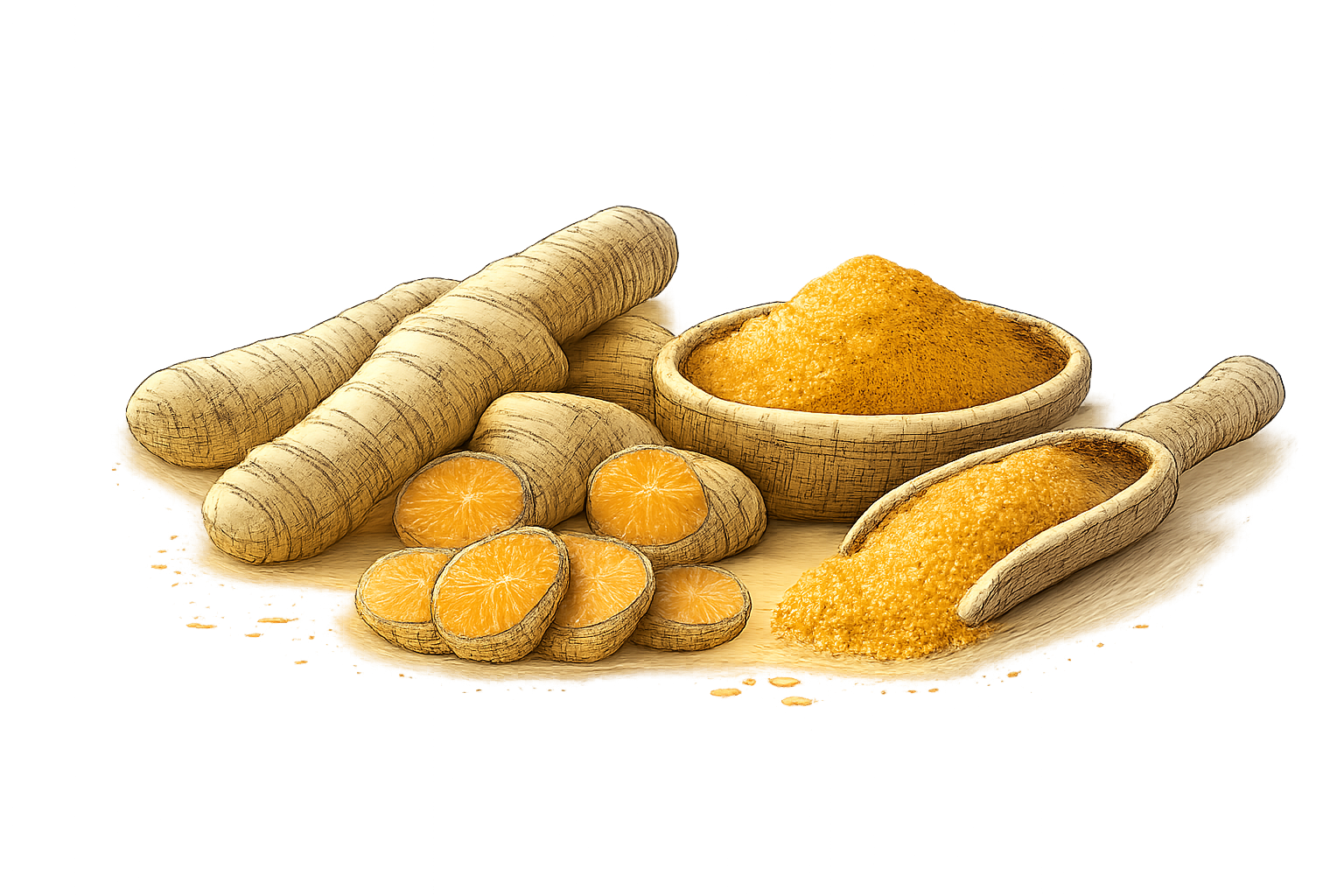 Curcuma – Rhizome entier